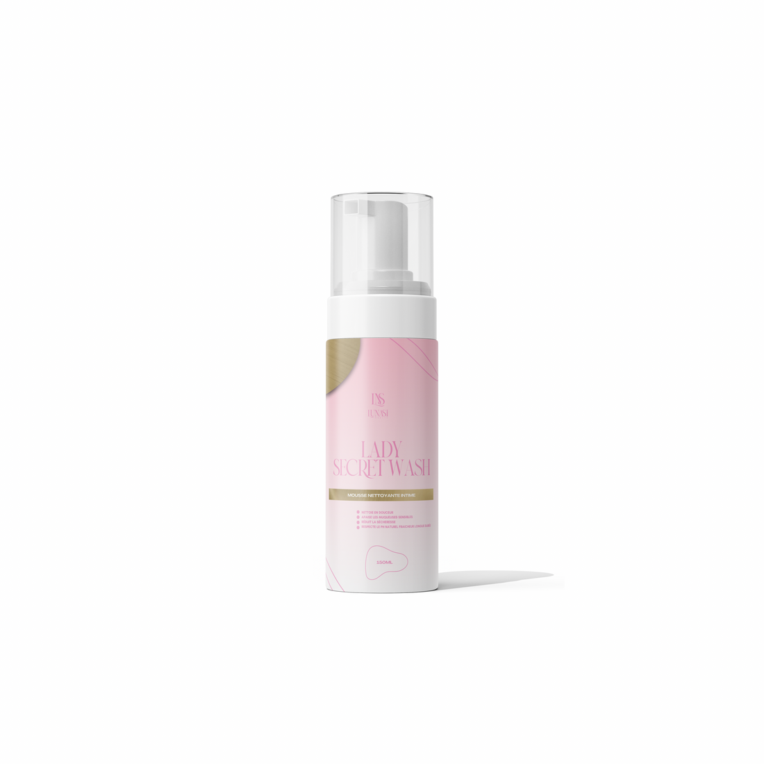 LADY SECRET WASH - MOUSSE INTIME NETTOYANTE À BASE DE PLANTES DE VÉTIVER / KHAMARÉ 150ML